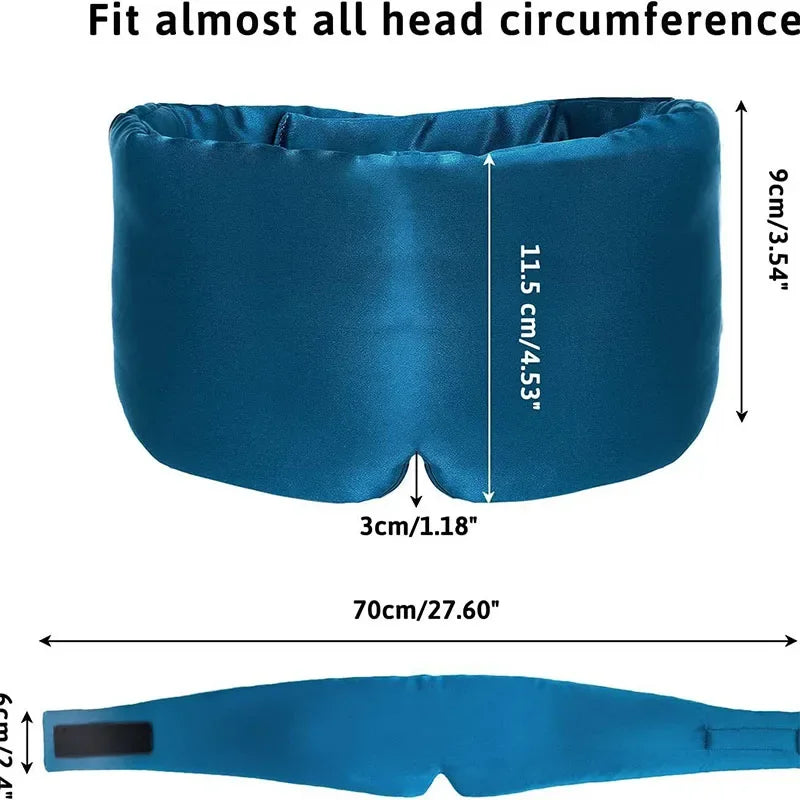 Lunara Seiden-Schlafmaske – 100% Maulbeerseide